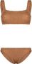 Hunza G Gekreukte bikini Bruin - Thumbnail 1