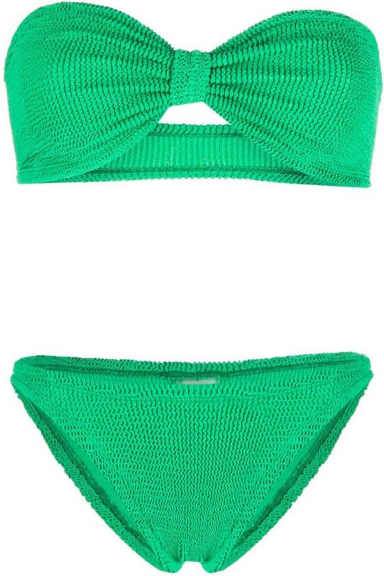 Hunza G Bandeau bikini Groen