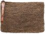 IBELIV Geweven clutch Bruin - Thumbnail 1