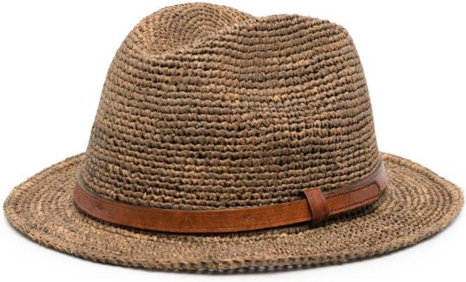 IBELIV Fedora hoed Bruin