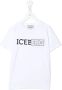 Iceberg Kids T-shirt met logoprint Wit - Thumbnail 1