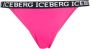 Iceberg Bikinislip met logoprint Roze - Thumbnail 1