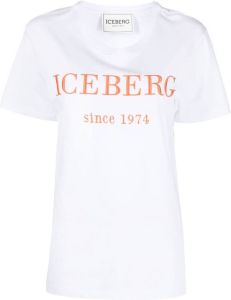 Iceberg T-shirt met logoprint Wit