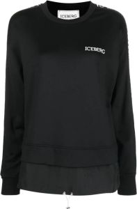 Iceberg Sweater met ronde hals Zwart