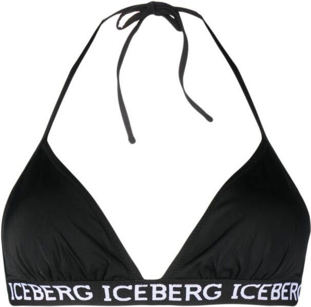 Iceberg Bikinitop met halternek Zwart