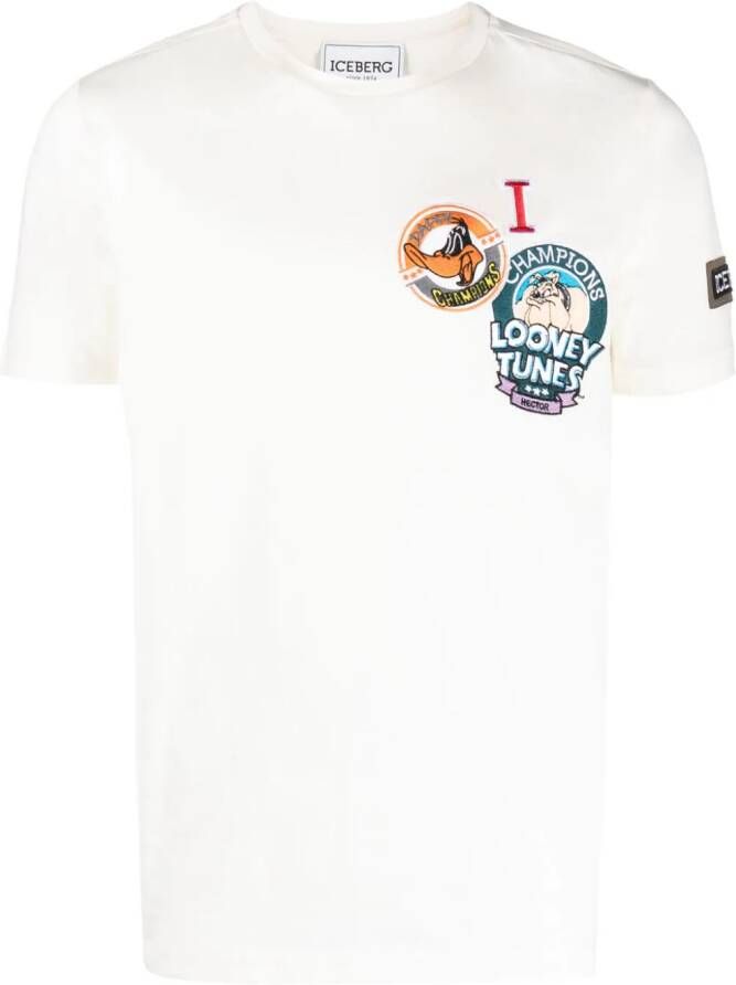 Iceberg T-shirt met print Wit
