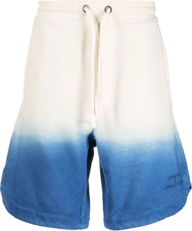Iceberg Shorts met tie-dye print Beige