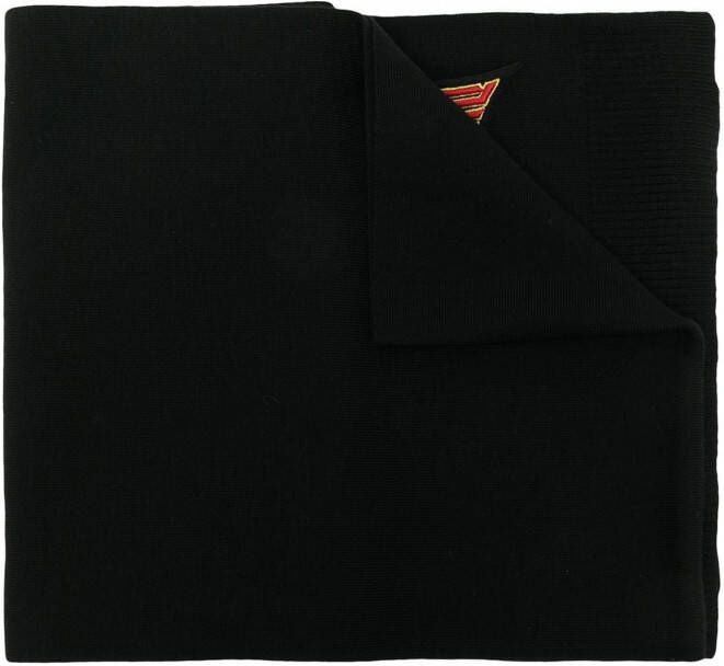 Iceberg Sjaal met geborduurd logo Zwart