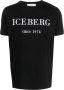 Iceberg T-shirt met geborduurd logo Zwart - Thumbnail 1