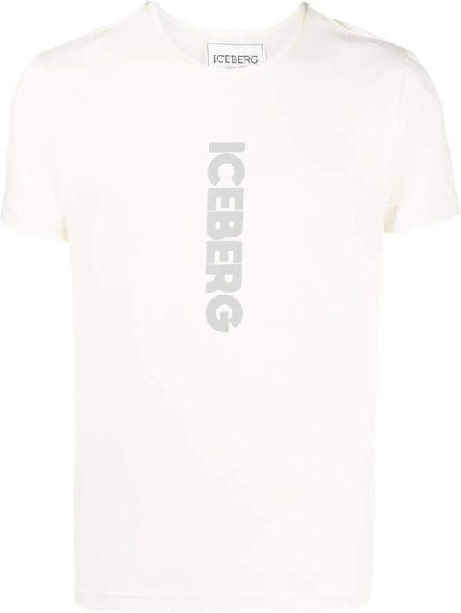 Iceberg T-shirt met logo Wit