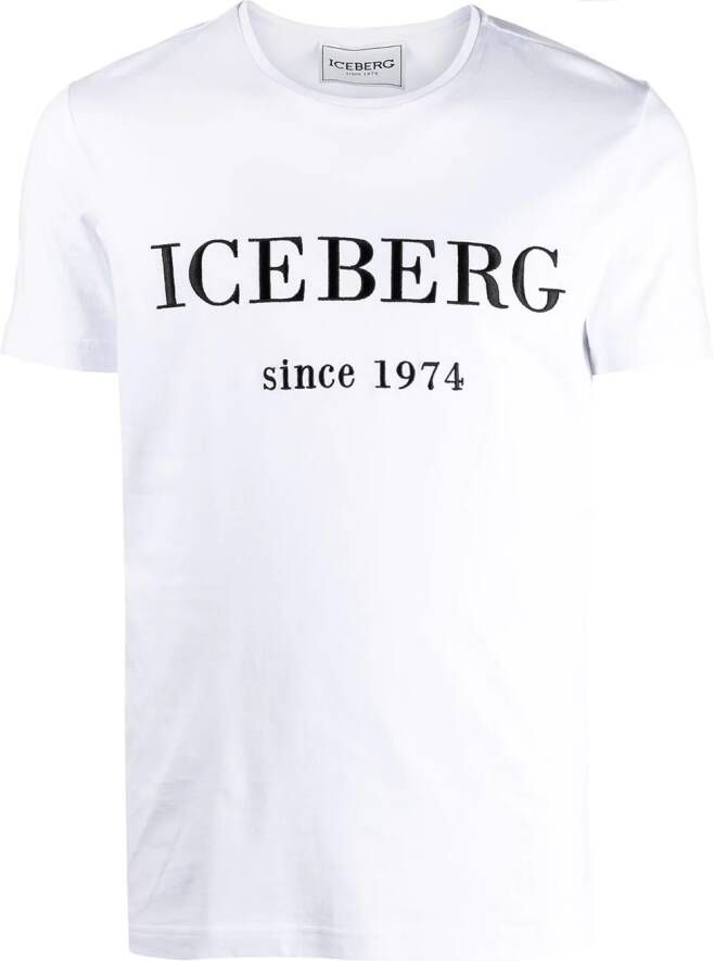 Iceberg T-shirt met logoprint Wit