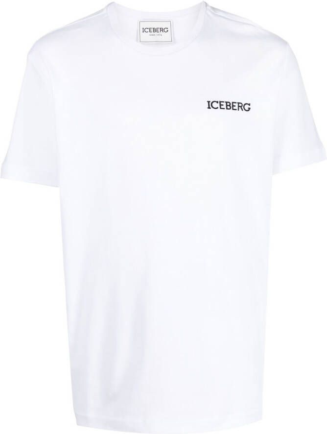 Iceberg T-shirt met print Wit