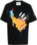 Iceberg T-shirt met print Zwart - Thumbnail 1