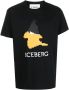 Iceberg T-shirt met print Zwart - Thumbnail 1