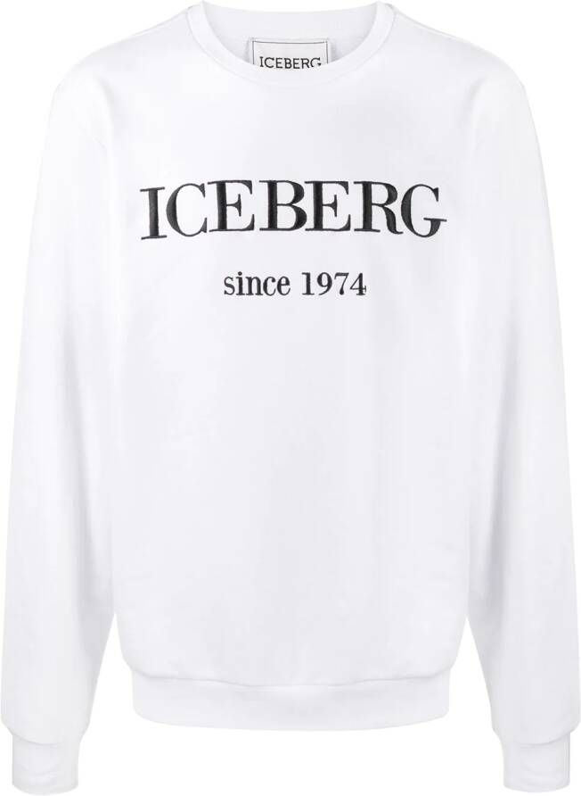 Iceberg Trui met ronde hals Wit