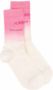 Iceberg x Kailand O. Morris sokken met kleurverloop Beige
