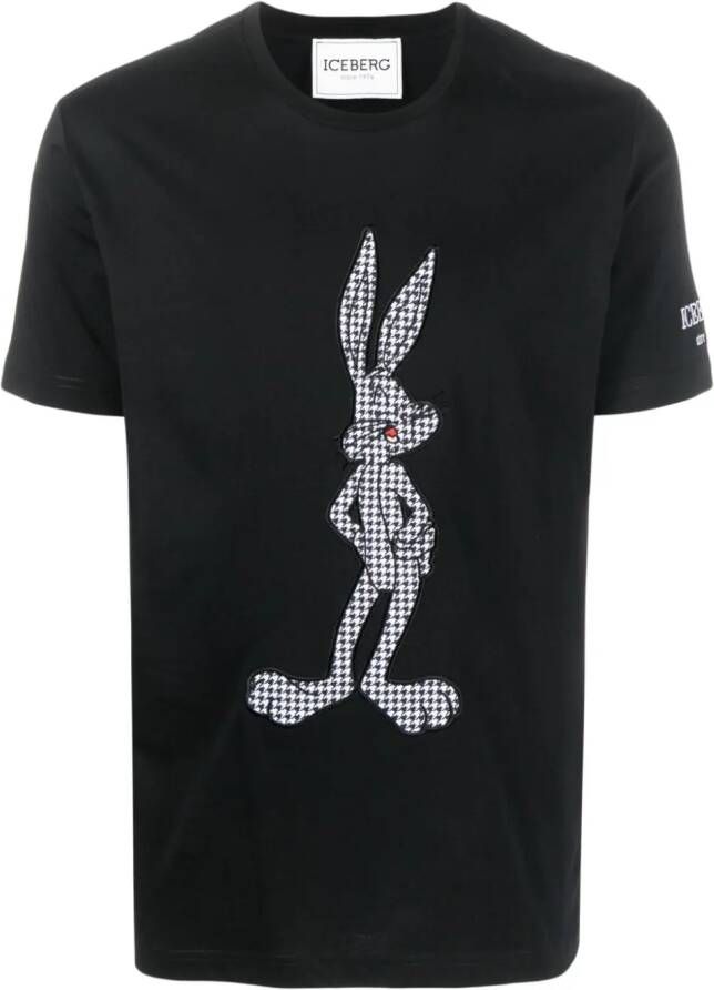 Iceberg x Looney Tunes T-shirt met print Zwart