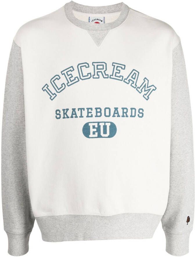 ICECREAM Sweater met colourblocking Grijs