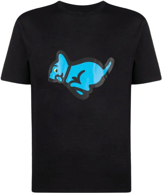 ICECREAM T-shirt met logoprint Zwart