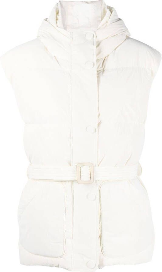 Ienki Bodywarmer met capuchon Beige