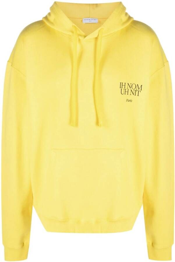 Ih Nom Uh Nit Hoodie met logoprint Geel