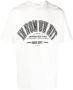 Ih Nom Uh Nit T-shirt met logoprint Beige - Thumbnail 1