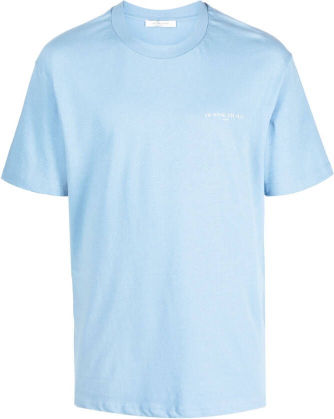 Ih Nom Uh Nit T-shirt met logoprint Blauw