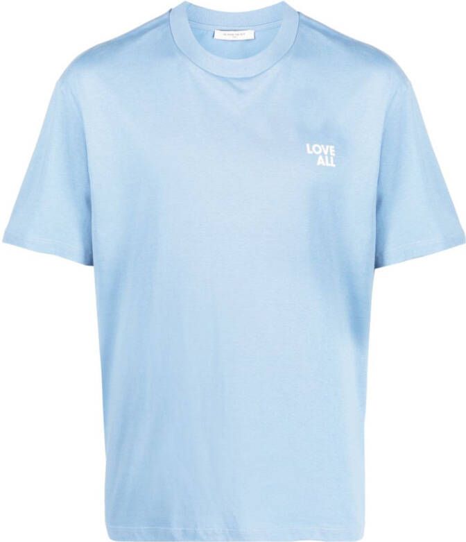 Ih Nom Uh Nit T-shirt met logoprint Blauw
