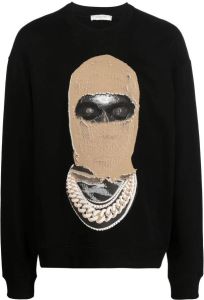 Ih Nom Uh Nit Sweater met grafische print Zwart