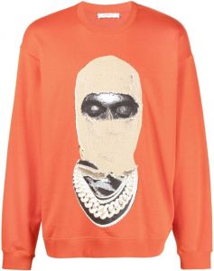 Ih Nom Uh Nit Sweater met print Oranje
