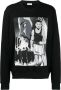 Ih Nom Uh Nit Sweater met print Zwart - Thumbnail 1