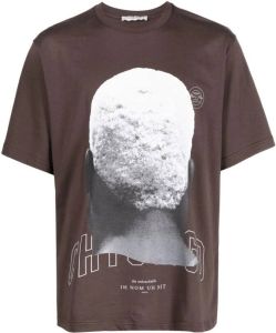 Ih Nom Uh Nit T-shirt met grafische print Bruin