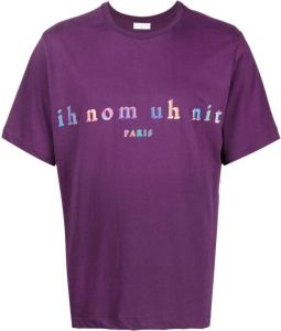 Ih Nom Uh Nit T-shirt met logoprint Paars