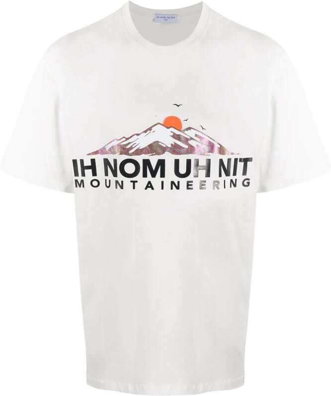 Ih Nom Uh Nit T-shirt met logoprint Wit