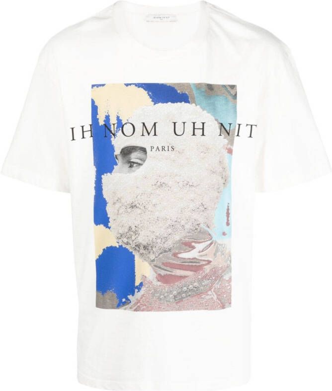 Ih Nom Uh Nit T-shirt met logoprint Wit
