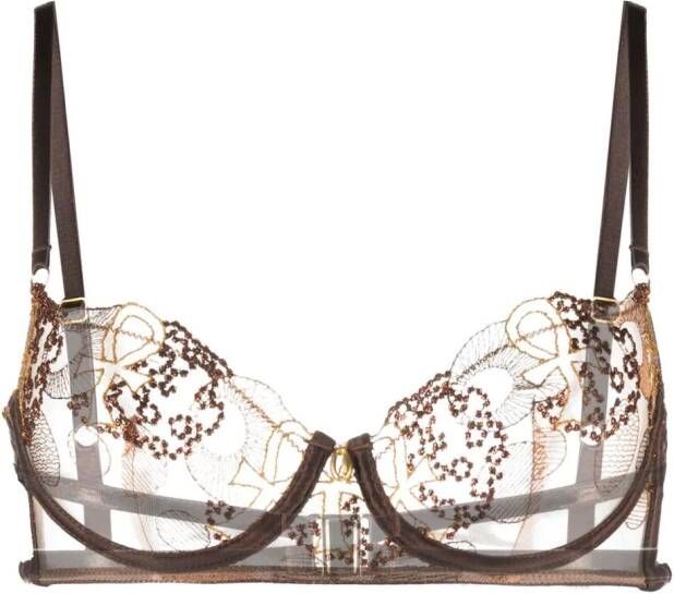 IHUOMA Balconette bh Bruin