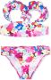 Il Gufo Bikini met bloe print Wit - Thumbnail 1