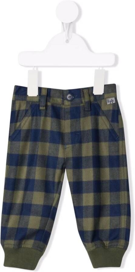 Il Gufo Broek met print Groen