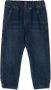 Il Gufo Jeans met elastische tailleband Blauw - Thumbnail 1