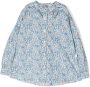 Il Gufo Shirt met bloe print Blauw - Thumbnail 1