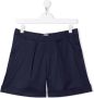 Il Gufo Geplooide shorts Blauw - Thumbnail 1