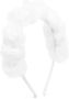 Il Gufo Haarband met ruche detail Wit - Thumbnail 1