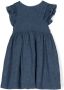 Il Gufo Jurk met strikdetail Blauw - Thumbnail 1