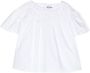 Il Gufo Geplooid T-shirt Wit - Thumbnail 1
