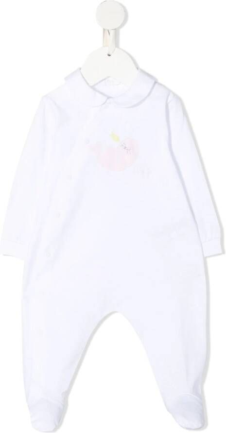 Il Gufo Pyjama met zeehondenprint Wit