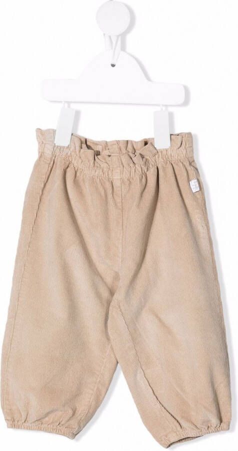Il Gufo Ribfluwelen broek Beige