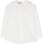 Il Gufo Shirt met ruchehals Wit - Thumbnail 1