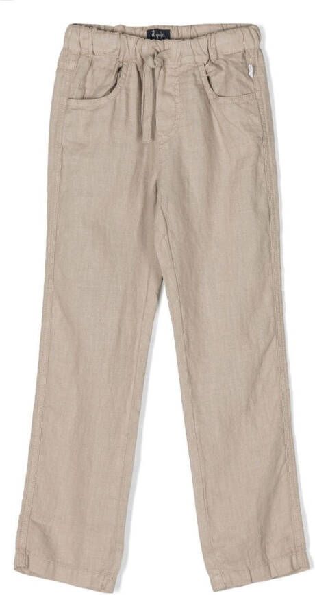 Il Gufo Straight broek Beige