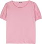 Il Gufo T-shirt met elastische cuffs Roze - Thumbnail 1