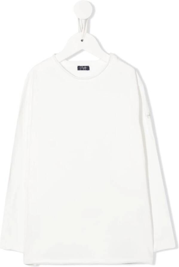 Il Gufo T-shirt met lange mouwen Wit